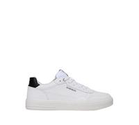 NAPAPIJRI Bark Leather (NP0A4IQP) White, Sneakers aus Leder für Herren, Weiß Schwarz, 45 EU