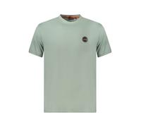 Napapijri Bio Baumwolle Kurzarmshirt Rundhals mit Logo Print - Größe: S