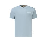 Napapijri BioBaumwolle Kurzarmshirt mit LogoDruck - Größe: L