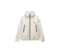 Napapijri Jacke mit Kapuze und Reißverschlusstaschen Modell 'BIOIS' in Offwhite, Größe XL