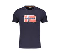 Napapijri Blaue Baumwoll Herren T-Shirt S