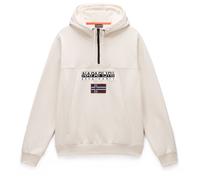 Napapijri - Burgee Half Zip Hoodie 2.0 - Hoodie, Gr. 3XL, beige/weiß (BeigeDimity)