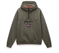 Napapijri - Burgee Half Zip Hoodie 2.0 - Hoodie, Gr. S, braun (TeaLeaf)
