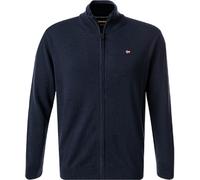 NAPAPIJRI Cardigan Herren Regular Fit Merinowolle blau, 3XL