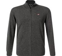 NAPAPIJRI Cardigan Herren Regular Fit Merinowolle grau, XL