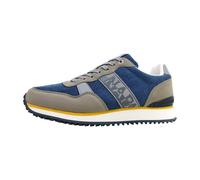 Sneaker NAPAPIJRI "Napapijri Sneaker Lederimitat/Textil", Herren, Gr. 45, navy, grau, Lederimitat, Textil, Schuhe Sneaker (86820862-45) navy, grau
