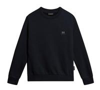 NAPAPIJRI Damen-Sweatshirt ohne Kapuze, Rundhalsausschnitt, Sweatshirt, Schwarz , S