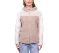 NAPAPIJRI - Damen-Sweatshirt Turnage Colorblock aus Fleece, beige, L