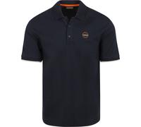 Napapijri E-Badge Polo Navy - Größe M Dunkelblau M