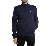 Napapijri Uomo Felpa Zip NP0A4HHW1761 Balis Blu Blu/M