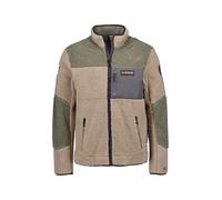 NAPAPIJRI Fleecepullover Herren Regular Fit Teddyfell beige, M