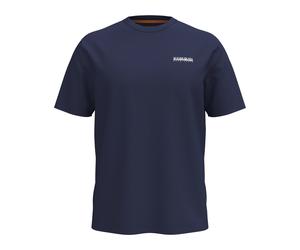Napapijri Freizeit-Tshirt S-Flint (Baumwolle) navyblau Herren, Größe M