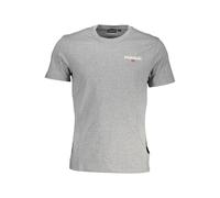 Napapijri Grigio Baumwoll Herren T-Shirt XL