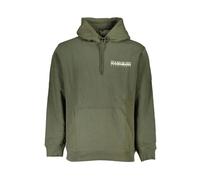 Napapijri - Grüner Baumwoll Herren Pullover Hoodie - - Sweatshirts & Hoodies - Herren - Grün - 2XL