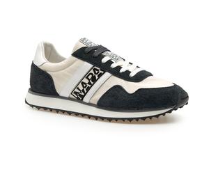 Napapijri - Hard - Sneaker, Gr. 45 US 11.5, schwarz (White/Black)