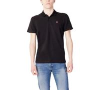 Napapijri Herren Polo Schwarz Frühling Sommer Poloshirt - Größe: M
