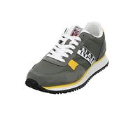 Napapijri Herren Schnürhalbschuhe Running Cosmos Sneaker Synthetikkombination Freizeit Elegant Schuhe Logoprint Sneaker weiß/beige/braun