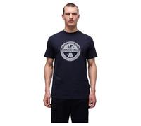 Napapijri Herren T-Shirt Mit Bollo-Grafik, Blue Marine