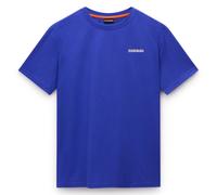 NAPAPIJRI Herren T-Shirt - S-SMALL BOX, Rundhals, Baumwolle, Logo, einfarbig Blau 3XL