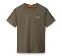 NAPAPIJRI Herren T-Shirt - S-SMALL BOX, Rundhals, Baumwolle, Logo, einfarbig Grün L