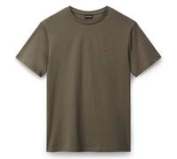 Napapijri T-Shirt Herren SALIS Rundhals Regular Fit Baumwolle Grün 3XL 1er Pack