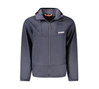NAPAPIJRI A-Biois atmungsaktive Softshell-Jacke Herren Übergangs-Jacke mit Kapuze NP0A88TN1761 Dunkel-Blau L