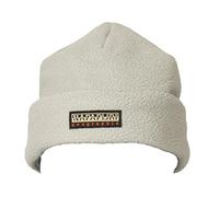 Napapijri Herrenmütze mit Revers aus Fleece, weich und warm, mit Logo, Artikel NP0A4GK9 F-Rock, H61 Med Grey Solid, One size
