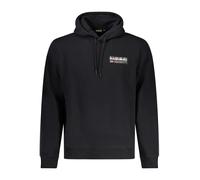 Napapijri Kapuzen-Sweatshirt Regular Fit Fleece mit Print Lo - Größe: M