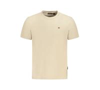 Napapijri Kurzarm Shirt Normale Passform Rundhals Stickerei - Größe: M