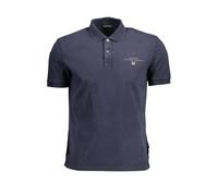 Napapijri Kurzarmpolo mit Stickerei und Knöpfen - Größe: L