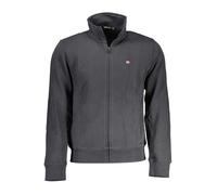 Sweatjacke mit Logo-Stitching Modell 'BALIS' S men Black