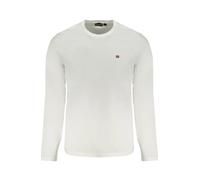 Napapijri Langarmshirt Normal Fit Rundhals Stickerei Logo - Größe: S