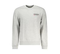 Napapijri Logo Fleece Sweatshirt Langarm Regular Fit Rundhal - Größe: XL