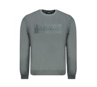 Napapijri Logo Fleece Sweatshirt Rundhals Langarm Loose Fit - Größe: 2XL