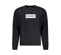 Napapijri Logo Rundhals Fleece Sweatshirt Entspannte Passfor - Größe: M