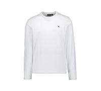 NAPAPIJRI Longsleeve Herren Regular Fit Langarm Rundhals Baumwolle weiß, L