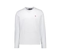 NAPAPIJRI Longsleeve Herren Regular Fit Langarm Rundhals Baumwolle weiß, XXL