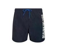 Napapijri Herren Badeshorts V-Box mit Gummizug & Kordelzug Schwarz L