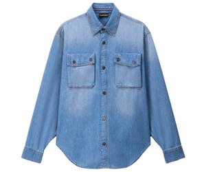 Napapijri - O-Kiene L/S - Hemd, Gr. XL, blau (Denim)