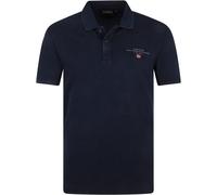 Napapijri Polo Elbas Navy Blau - Größe L Blau L