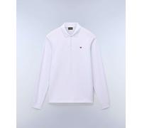 Napapijri Polo Shirt Ealis Ls 1 NP0A4I8Q Bright White-3XL