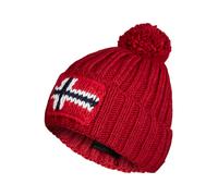 NAPAPIJRI Pudelmütze Herren Mikrofaser rot, One Size