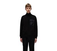 Napapijri Pullover Berti Full-Zip (Baumwolle, Brusttasche) schwarz Herren, Größe L