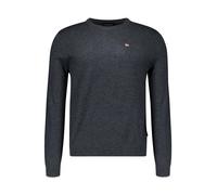 NAPAPIJRI Pullover Herren Regular Fit Rundhals Merinowolle grau, XXL