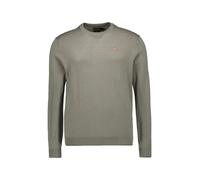 NAPAPIJRI Pullover Herren Regular Fit Rundhals Merinowolle grün, 3XL