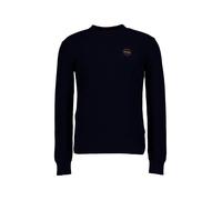 NAPAPIJRI Pullover Herren Slim Fit Rundhals Baumwolle blau, XL