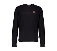 NAPAPIJRI Pullover Herren Slim Fit Rundhals Baumwolle schwarz, XXL