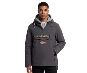 NAPAPIJRI Rainforest Pocket 2 wasserabweisende Anorak-Jacke Winter-Jacke NP0A4GMDH981 Dunkel-Grau XXL