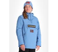 Funktionsjacke NAPAPIJRI "RAINFOREST", Damen, Gr. XL, riviera b3e, Web, Obermaterial: 100% Polyamid, regular fit normal, Rundhals, eingesetzt gerader Abschluss, Jacken, Regular fit mit Kapuze und Käng