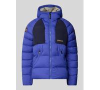 Napapijri Regular Fit Steppjacke mit Logo-Patch Modell 'MOESA' in Royal, Größe XXL